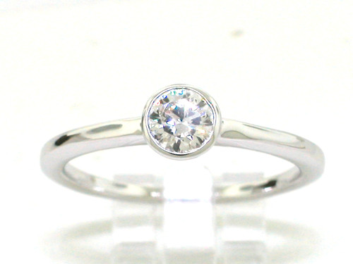 Solitär brillant ring 585 - solitär,
