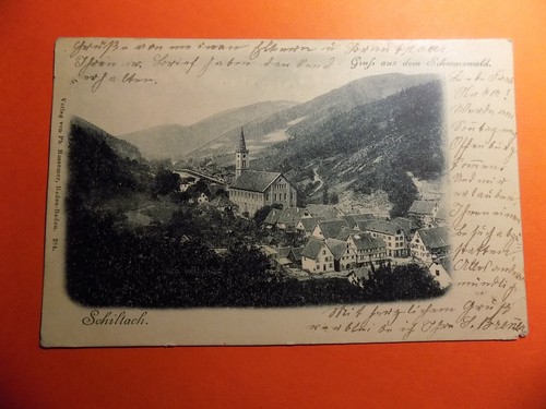 Alte postkarte gruss aus - postkarte,