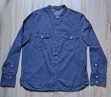 Marc O Polo Jeansbluse Jeanshemd Bluse Jeans Blau Stehkragen Gr.L Gr.40