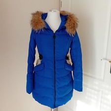 Daunen Jacke royalblau Gr. 36
