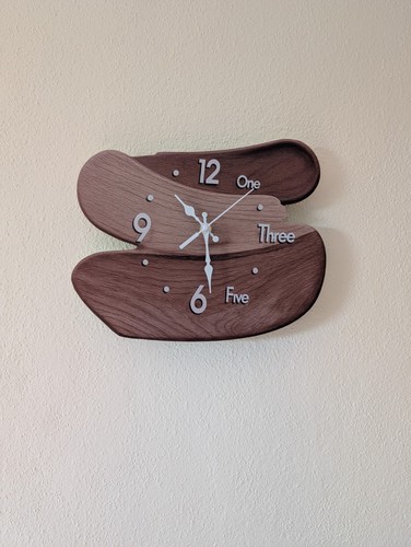 Designer wanduhr holz style - wanduhr, holz-style