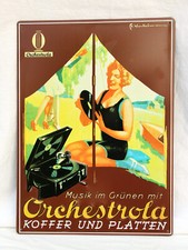 DEKO-SCHILD "Orchestrola" mit