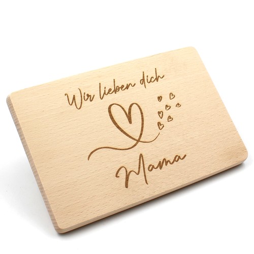 Frühstücksbrettchen laser - m.,