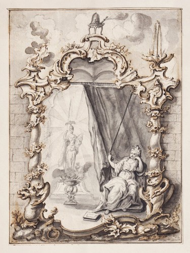 Ornament titel cartouche - titel,