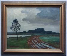 Gemälde Öl Landschaft