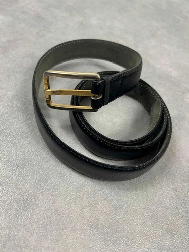 Ledergürtel schwarz vintage - ledergürtel,