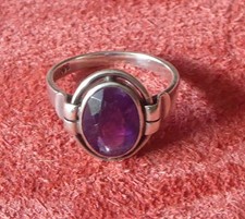835 Silber Ring mit  Amethyst