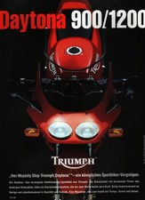 Prospekt Triumph Motorrad Datenblatt Daytona 900 1200