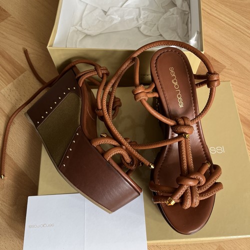 Sergio rossi leder espadrille - sergio,