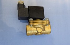 Asco 2/2-Magnetventil Messing Rp1/2 DN16, 0-16bar, 230V/50-60Hz mit Stecker TOP