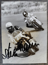 Foto Motorsport Motorrad Rennsport, MZ Dieter Braun, mit original Unterschrift.