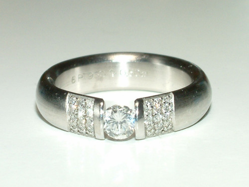 Massiver bunz 950 platin - platin, ring