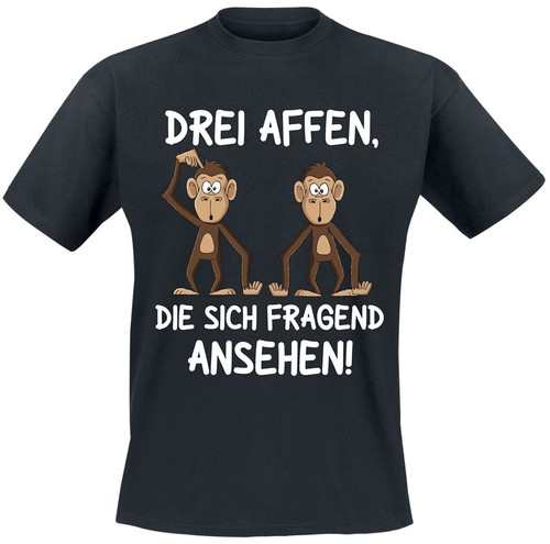 Tierisch shirt herren drei - t-shirt,