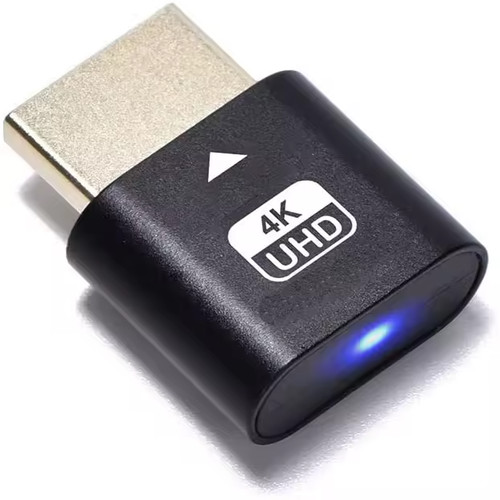 Hdmi dummy plug display - 4k,