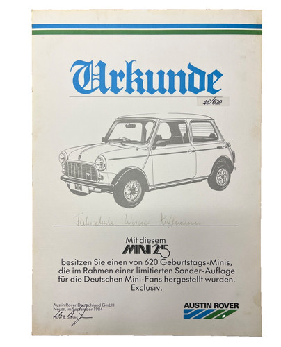 Austin mini jahre - mini, 25