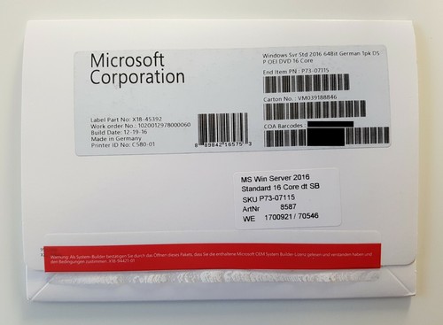 Windows 2016 server standard - windows,