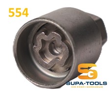 ORIGINAL Seat Cupra  554 Code Q Felgenschloss Adapter Felgenschlüssel