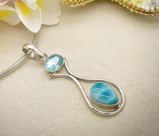 Gut Look Larimar, Blau Topas