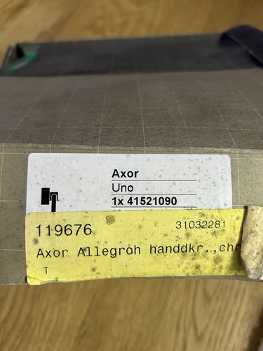 Hansgrohe axor uno 41521090 - uno,