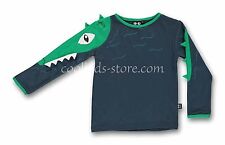 UBANG babblechat Langarmshirt Krokodil blau grün  Gr. 98 104 110 116 122 128 