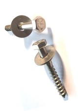 2 Sechskantholzschrauben 10mm