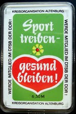 Souvenir Skat Spielkarte Coeur