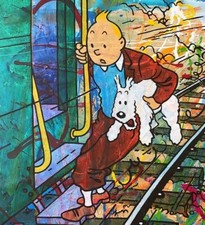 Tim und Struppi, tintin, Bild Druck 