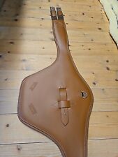 Ledergurt Stollengurt Sattelgurt cognac braun Elastic flexibel Komfort 140cm neu