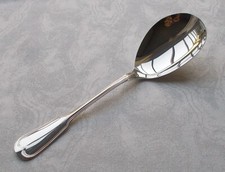 *RAR* Augsburger Faden großer Kartoffellöffel Vorlegelöffel aus 800er Silber WMF