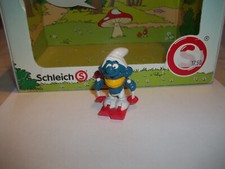 Schlumpf Schlümpfe smurfs -Skifahrer