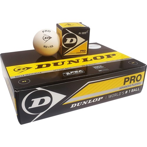 Dunlop pro weißer squashball - dunlop,