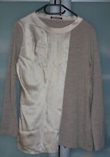Fabiana Filippi luxus Bluse aus Merinowolle Stretch /Seidenstretch D-42/XL