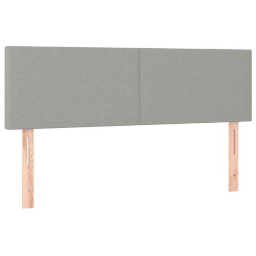 Betthaupt 2er set - betthaupt, grau
