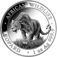 1 UNZE 999 SILBER - LEOPARD / AFRIKA 2023 - SILBERMÜNZE - SILBERBARREN