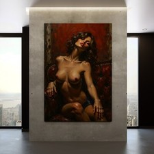 Erotische Frau Kunst