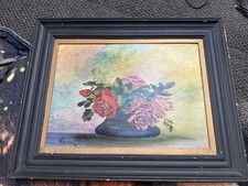 ölgemälde stillleben rosen - Ölgemälde,