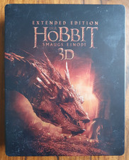Blu-ray 3D 5 Disc Extended Edition Steelbook Der Hobbit - Smaugs Einöde