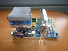 Mainboard Gigabyte GA-P35-DS3L + CPU Intel CORE 2 DUO E4700 + 4 GB RAM + GF8600