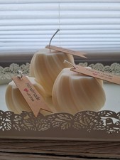 Handgefertigte Swirl Kerze 3er