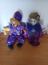 Clownfiguren Set, 2 Stück