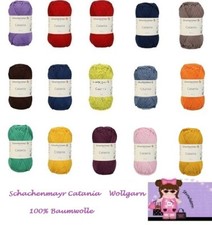 Schachenmayr Catania Wolle Garn Baumwolle 50g mercerisiert gasiert gekämmt