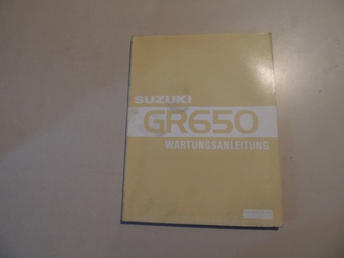 Werkstatt handbuch suzuki - werkstatt,
