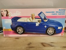 Mattel Barbie 67391-91 Mustang Cabrio Auto Blau 2000