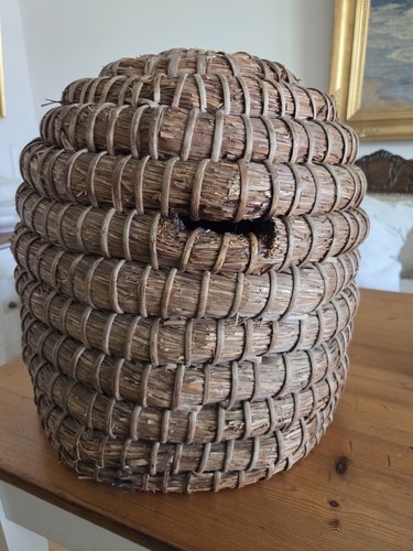Alt bienenkorb brocantestil - bienenkorb,