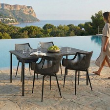 Gartenmöbel Set mit Tisch & 4