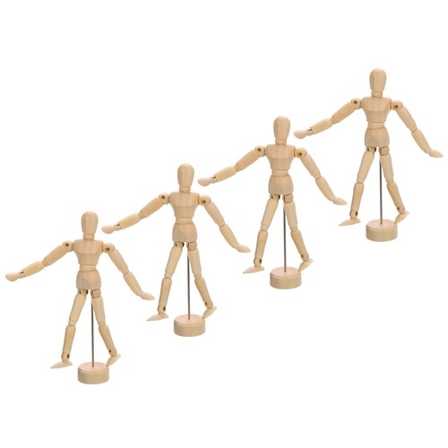 Holz mannequin figur - mannequin, 4