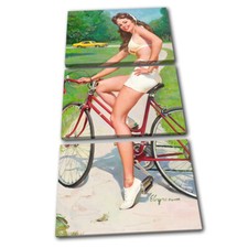 Vintage Girl Poster Sexy Retro