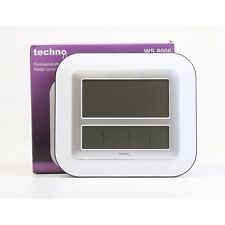 TechnoLine WS 8006 Wanduhr Funkuhr Digitaluhr Luftfeuchte... + Defekt (268205)