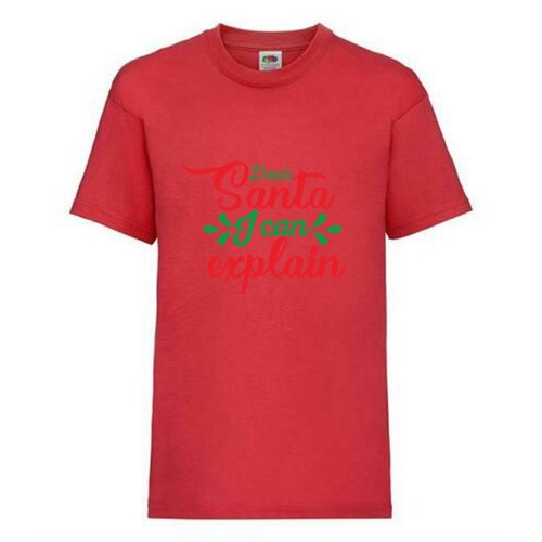 Shirt santa explain - t-shirt,