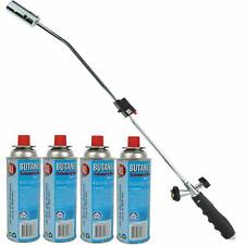 Profi Unkrautbrenner Gasbrenner Brenner Abflammgerät Grillanzünder PIEZOZÜNDUNG